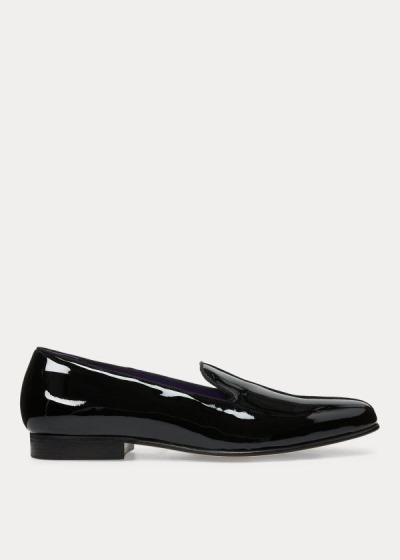 Men's Ralph Lauren Alonzo Patent Leather Slippers | 506834YBR